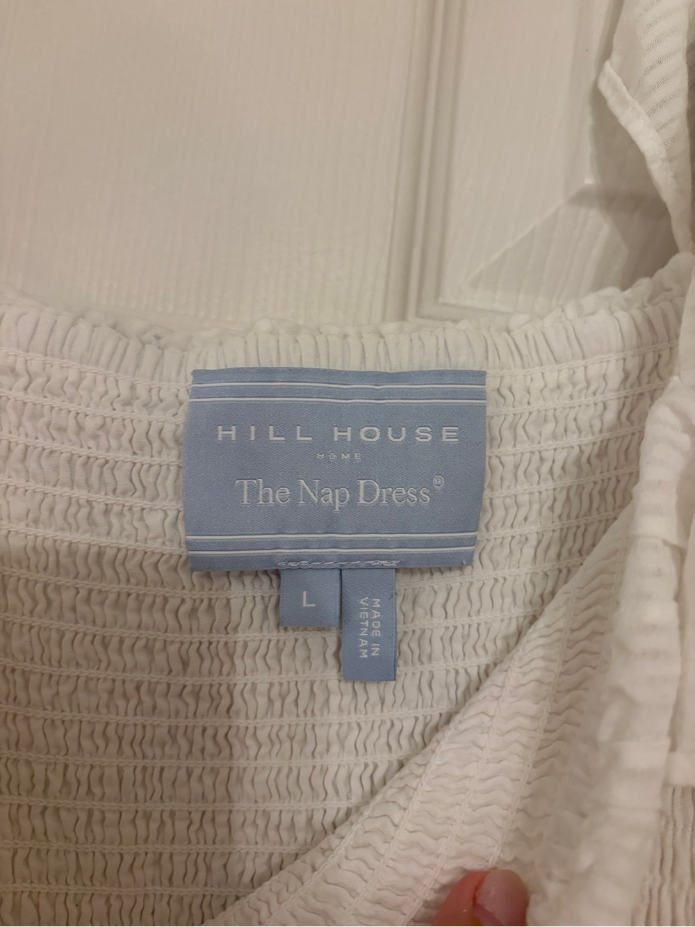 Hill House Corinne White Ruffle-Sleeve Tiered Maxi Dress - Picture 2 of 3